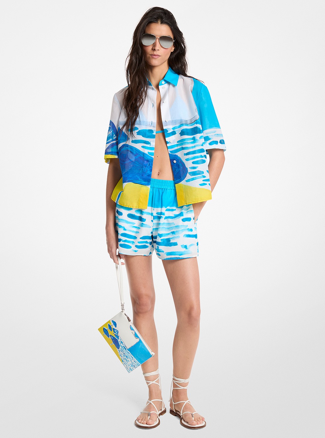 Michael Kors X Christina Zimpel BEACH プルオン ショートパンツ | スカート・パンツ