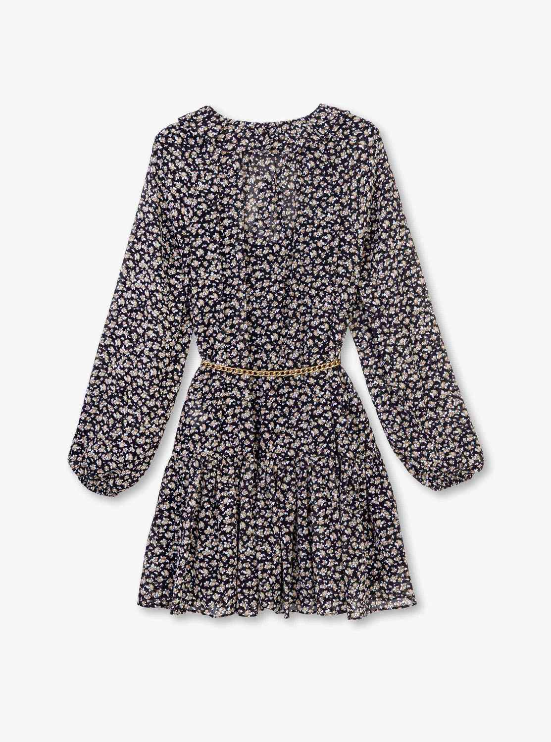 フローラル ラッフル ミニ ドレス | ワンピース・ドレス