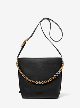 NOLITA ペブルレザー チェーン バケットバッグ ショルダートート スモール