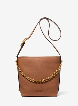 NOLITA ペブルレザー チェーン バケットバッグ ショルダートート スモール