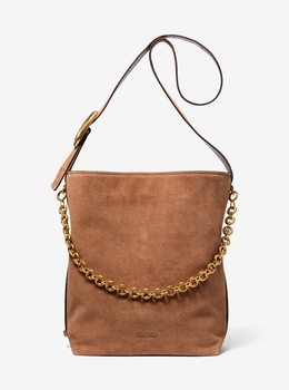 NOLITA ペブルレザー チェーン バケットバッグ ショルダートート ラージ