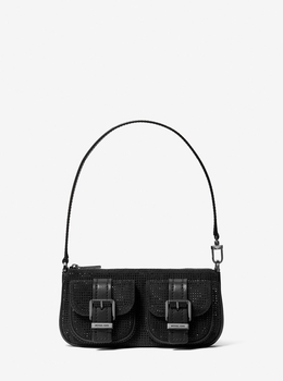 MICHAEL KORS 小型バッグ ベージュと黒 MICHAEL KORS マイケルコース トートバッグ レディース ジェット