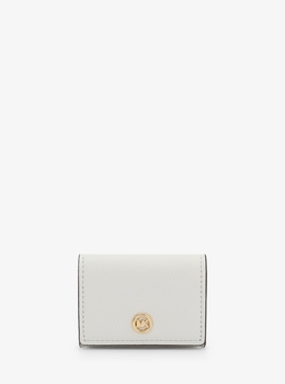 MK POP CHARM レザー フラップ カードケース スモール