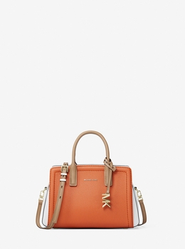 LAILA カラーブロック レザー クロスボディ エクストラスモール