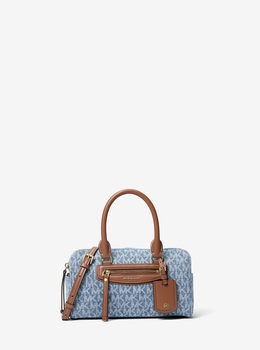 JET SET TRAVEL デニム ダッフル クロスボディ エクストラスモール - MKシグネチャー