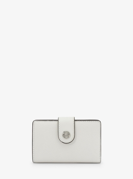 MK POP CHARM レザー タブ ジップアラウンド ウォレット ミディアム