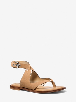 IRENE スエード ラップ サンダル