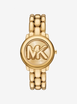 Michael Kors MK4569 腕時計 シルバー/ゴールド　コンビブレス 519c+ld0IuL._UY350_.jpg