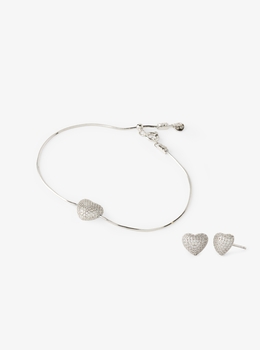 パヴェ ハート ピアス ギフトセット