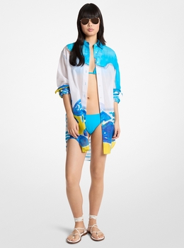 BEACH シャツドレス