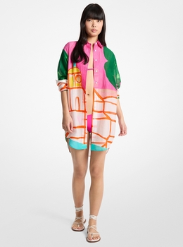 ST.TROPEZ シャツドレス