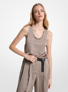 Michael Kors ★ ラグジュアリー ストレッチニットトレーナー MICHAEL KORS コート アウター ストレッチニット ロゴテープ